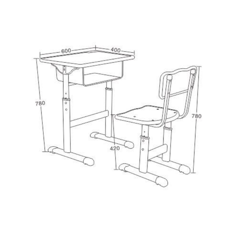 UC-A0901 مكتب عمل طالب قابل للتعديل