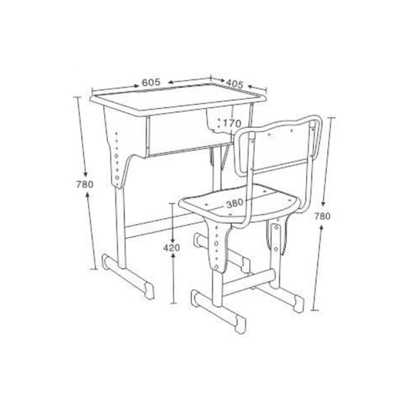 UC-A1202 مكتب عمل طالب قابل للتعديل