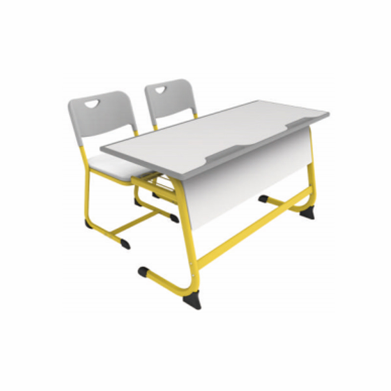 HS-D011 مكتب وكراسي أنبوبي متعدد الأشخاص على شكل حرف C